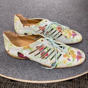 Stuart Weitzman Suede Butterfly Embellished Sneakers